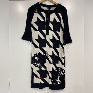Desigual Houndstooth Print Dress